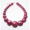 PAILLETTES NECKLACE IN CHERRY