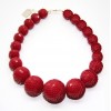 PAILLETTES NECKLACE IN RED