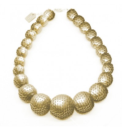 PAILLETTES NECKLACE IN GOLD
