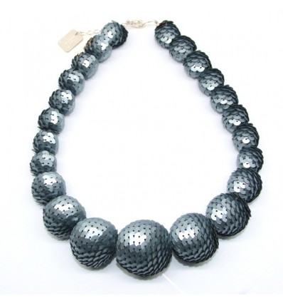 PAILLETTES NECKLACE IN SILVER