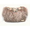 FEATHERS BAG IN BEIGE