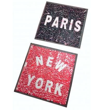 "PARIS / NEW YORK" Changing Patch