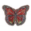 JEWELRY BUTTERFLY RED PATCH