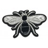 METALLIC SILVER BEE PATCH