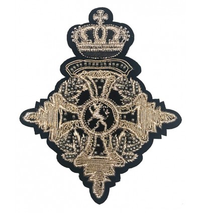 MILITARY CROSS PATCH GOLD